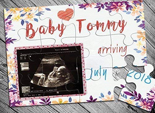 personalized pregnancy announcement puzzle