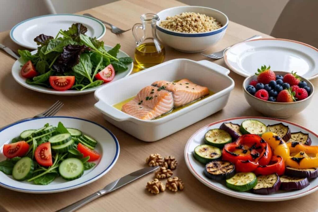 Mediterranean-style foods for an anti-inflammatory diet for fibromyalgia