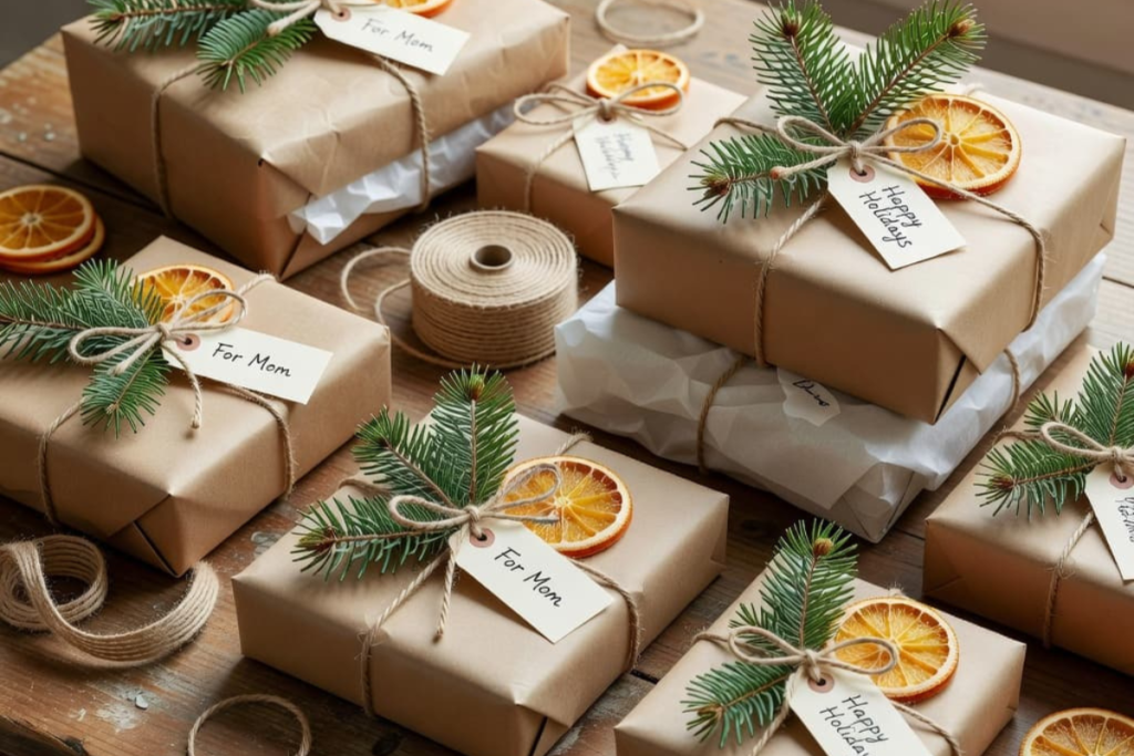 Collection of thoughtful homemade gift ideas ready to give