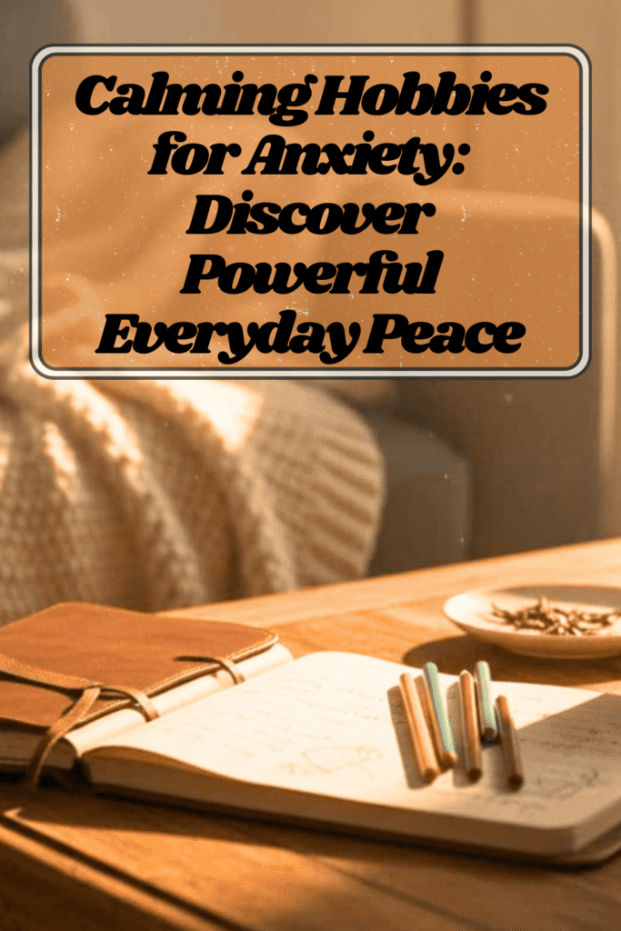 Discover calming hobbies for anxiety that ease stress and bring gentle balance to your day. Simple, soothing activities you can start anytime for instant calm.