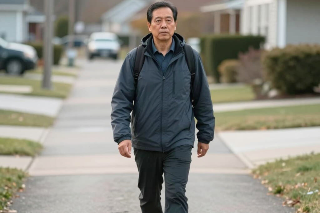 Person walking outdoors practicing relapse prevention skills learned in an intensive outpatient program.