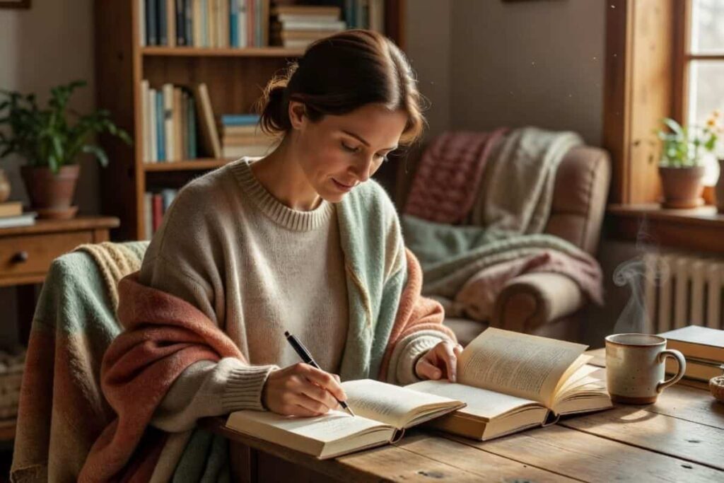 Using a reading journal after finishing a favorite book