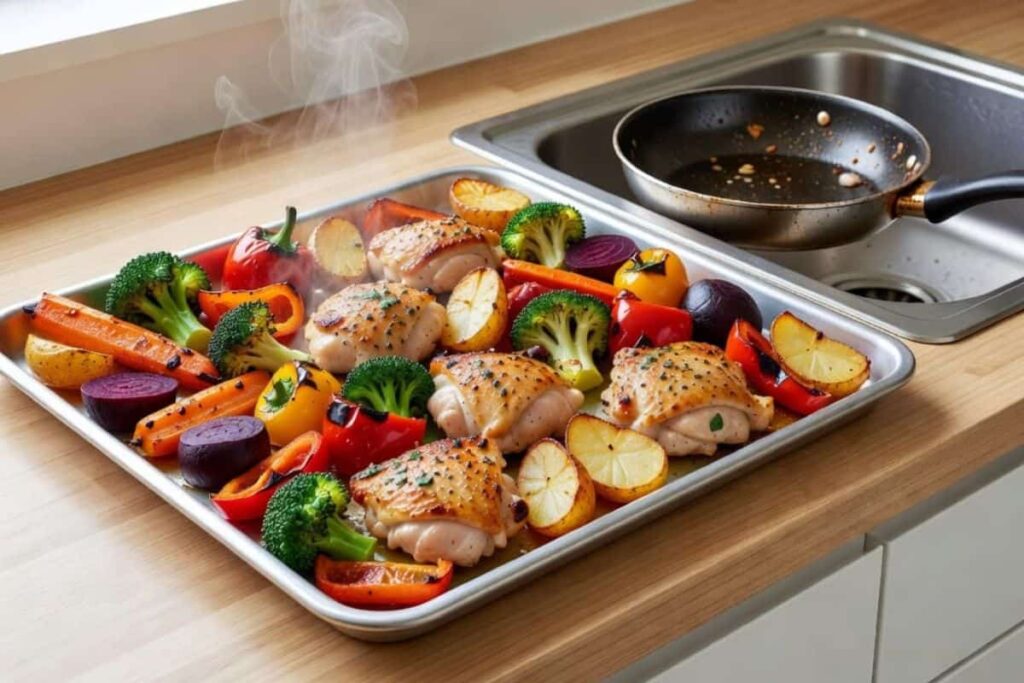 Easy one-pan meal that makes cleanup simple after dinner
