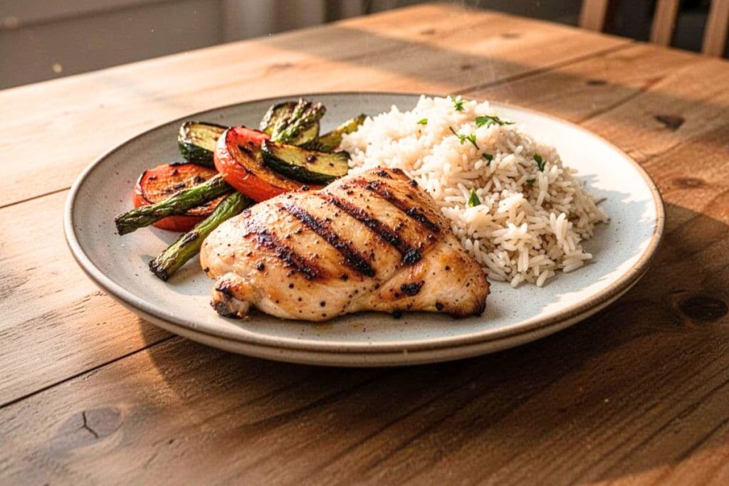 Homemade meal made with fresh ingredients for a kidney-friendly diet.